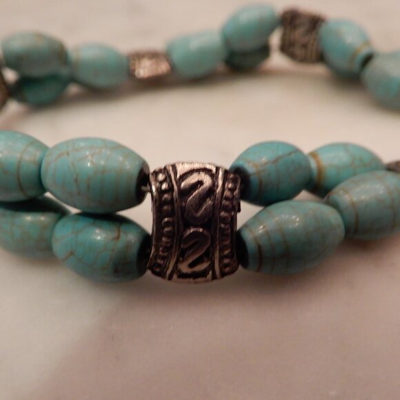 Turquoise Stone Bracelet - Picture 2 of 3